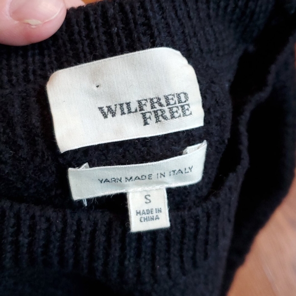 Wilfred Free Black Wool Sweater - Picture 3 of 4